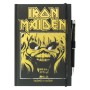 Cuaderno A5 premium + boligrafo proyector Iron Maiden