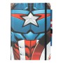 Cuaderno A5 premium + boligrafo Capitan America Marvel