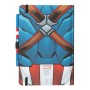 Cuaderno A5 premium + boligrafo Capitan America Marvel