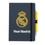 Cuaderno A5 premium + boligrafo proyector Real Madrid