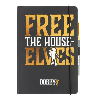 Cuaderno A5 premium + boligrafo Dobby Harry Potter