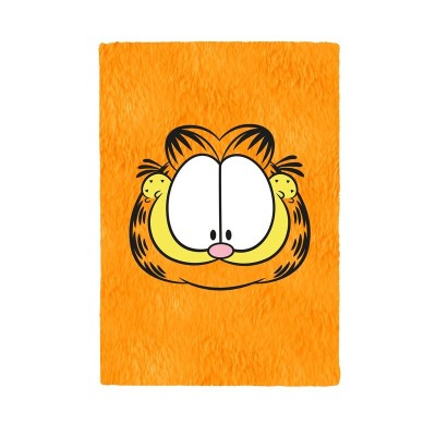 Cuaderno A5 premium felpa Garfield