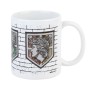 Taza Emblemas Muros Attack On Titan 350ml