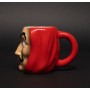 Taza 3D Mascara La Casa de Papel 350ml