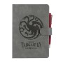 Cuaderno A5 premium + boligrafo Targaryen Juego de Tronos