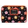 Cartera Floral Ghost Mickey &38 Minnie Disney Loungefly