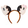 Diadema orejas Floral Ghost Mickey &38 Minnie Disney Loungefly