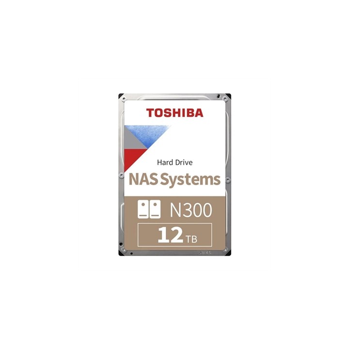 Disco duro interno hdd toshiba n300 nas 12tb 3.5 pulgadas sata hdwg51juzsva
