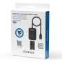 Aisens USB-C Dock M.2 Sata/Nvme-Usb3.1 Gen2 Negra