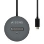 Aisens USB-C Dock M.2 Sata/Nvme-Usb3.1 Gen2 Gris