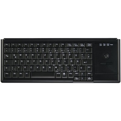 Cherry Active Key Teclado con trackball USB Negro