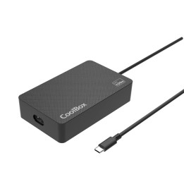 Adaptador cargador portatil usb - c coolbox 100w