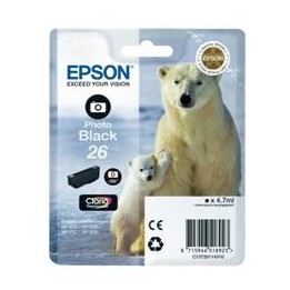 Cartucho tinta epson t261140 negro photo