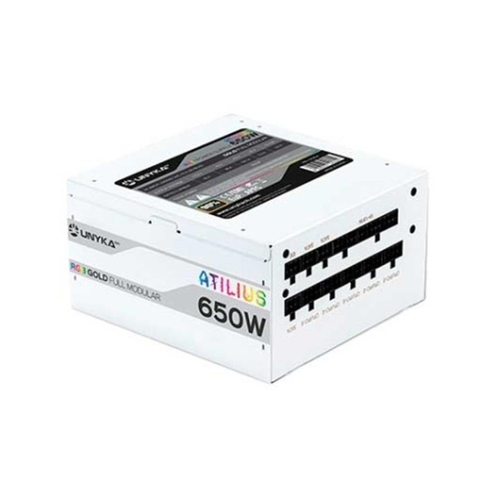 Fuente alimentacion unykach atilius white gaming