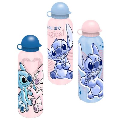 Cantimplora aluminio Stitch Disney 500ml surtido