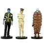 Set 3 figuras Mummified Immigration Officer, Richard &38 Anaconda Immigration Hall Beetlejuice Beetlejuice 10cm