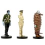 Set 3 figuras Mummified Immigration Officer, Richard &38 Anaconda Immigration Hall Beetlejuice Beetlejuice 10cm