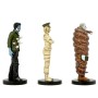 Set 3 figuras Mummified Immigration Officer, Richard &38 Anaconda Immigration Hall Beetlejuice Beetlejuice 10cm