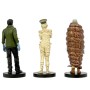 Set 3 figuras Mummified Immigration Officer, Richard &38 Anaconda Immigration Hall Beetlejuice Beetlejuice 10cm