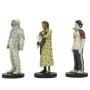 Set 3 figuras Cat Lady, Space Man &38 Hot Dog Champion Waiting Room Beetlejuice Beetlejuice 10cm