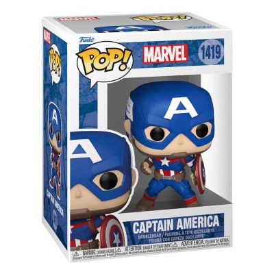 Funko pop marvel new classics capitan