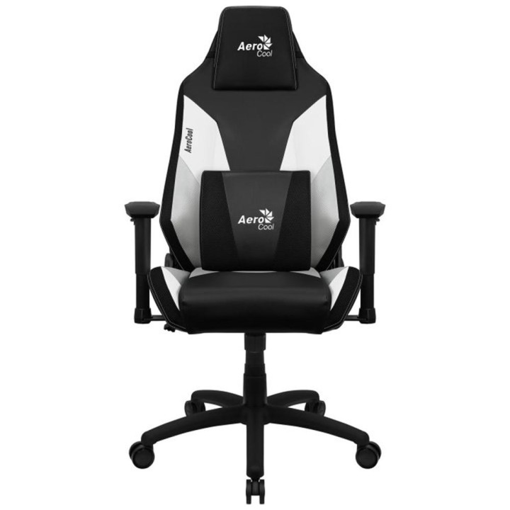 Silla gaming aerocool admiral negra blanca