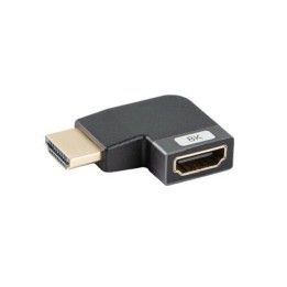 Adaptador hdmi 8k lanberg macho - hembra angulo
