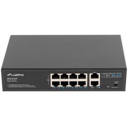 Switch lanberg 10 puertos 100mb 8xpoe+