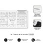 Teclado raton subblim subkbc cssw11 inalambrico