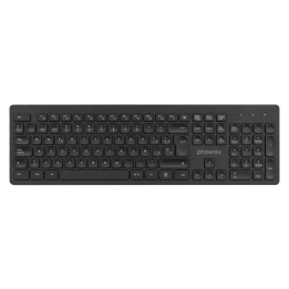 Teclado inalambrico qwerty phoenix k200 negro