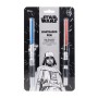 Set 2 boligrafos Sable Laser Star Wars luz