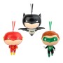 Set 3 Adornos Navidad DC Comics