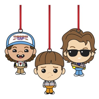 Set 3 Adornos Navidad Stranger things