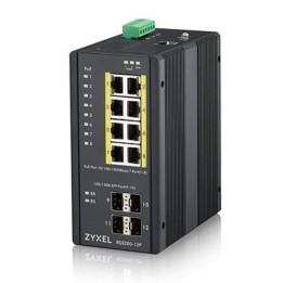 Switch 12 puertos industrial zyxel rgs200 - 12p - zz0101f