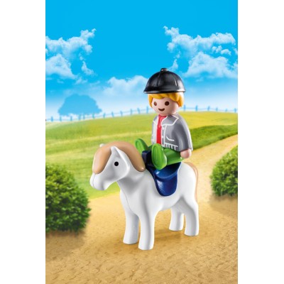 Playmobil 123 nino con poni