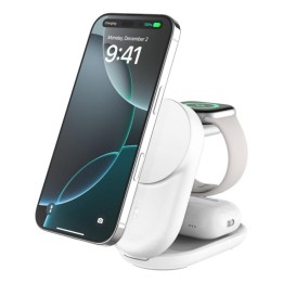 Base carga belkin ultracharge blanco magnetico