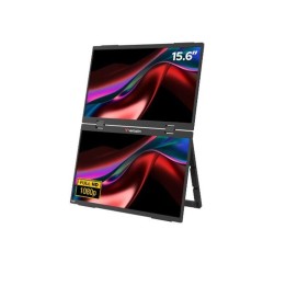 Monitor led portatil doble 15.6 pulgadas verbatim