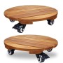 3nod set 2 soportes madera