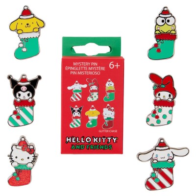 Blind Box Enamel Pin Winter Wonderland Sanrio surtido