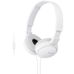 Auriculares sony mdrzx110apw blanco pleglable microfono