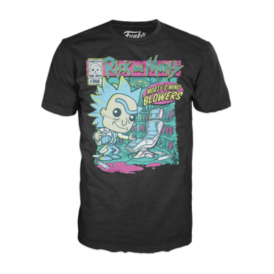 Camiseta funko series tv rick 