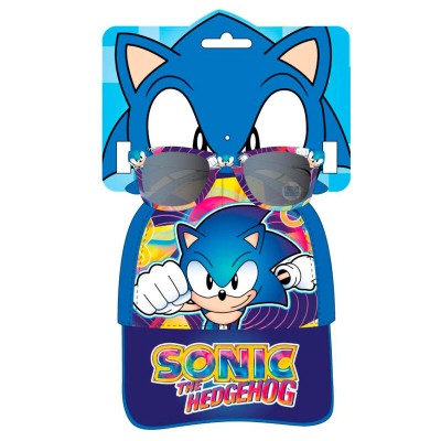 Set gorra + gafas sol Sonic the Hedgehog