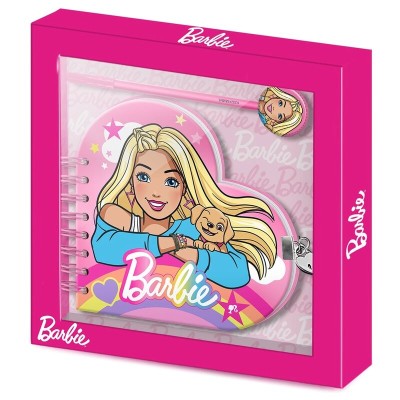 Set diario + boligrafo Barbie