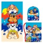 Set toalla + saco + gorra Patrulla Canina Paw Patrol