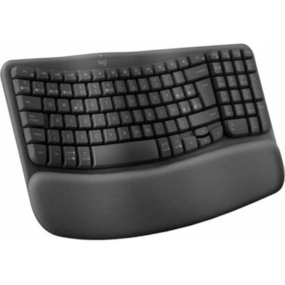 Teclado logitech wave keys bluetooth negro