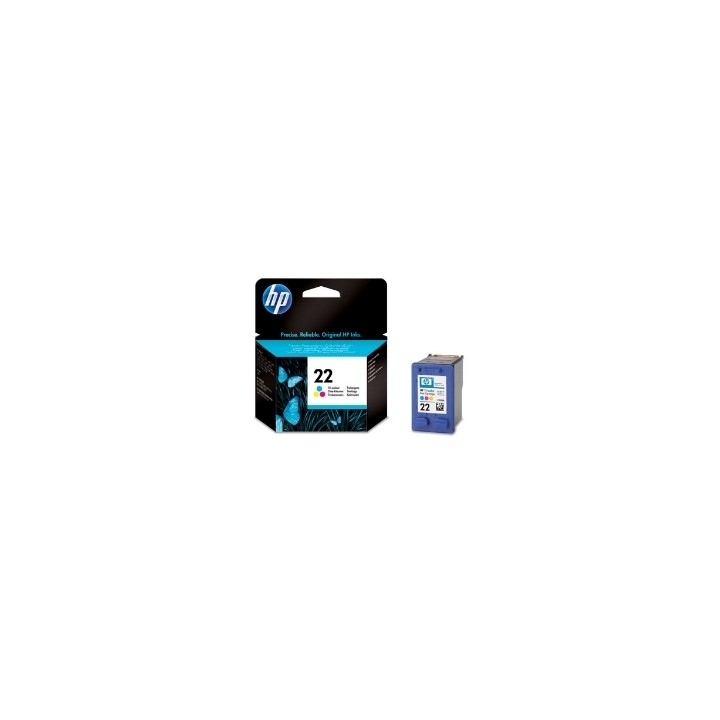 Cartucho tinta hp 22 c9352ae tricolor