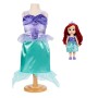 Muñeca Ariel + Disfraz La Sirenita Disney 38cm