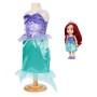 Muñeca Ariel + Disfraz La Sirenita Disney 38cm