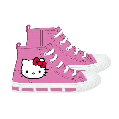 Zapatillas loneta Hello Kitty luces