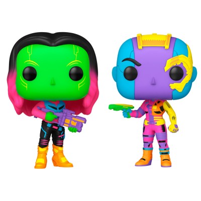 Blister 2 figuras POP Marvel Guardianes de la Galaxia Gamora & Nebula Exclusive